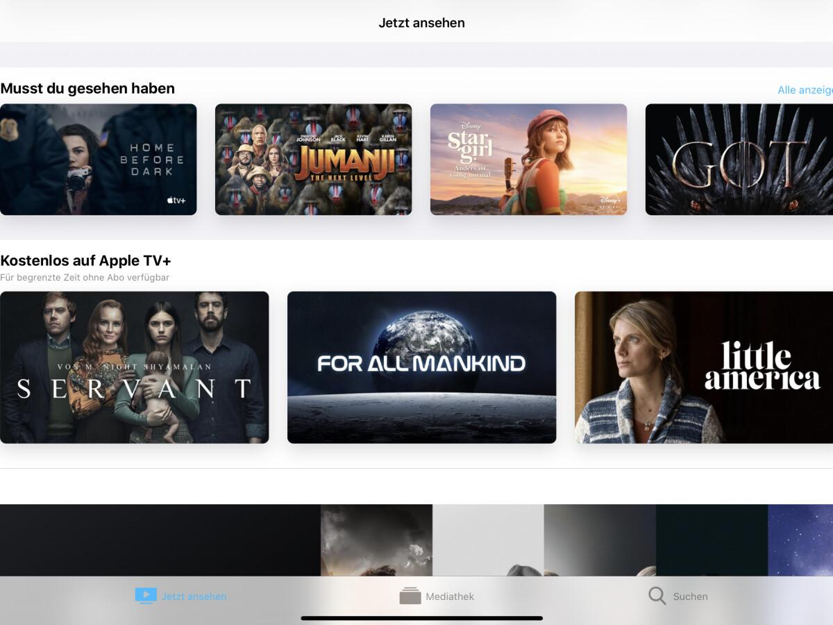 Apple TV+: Viele Inhalte vorübergehend kostenlos ohne Abo verfügbar