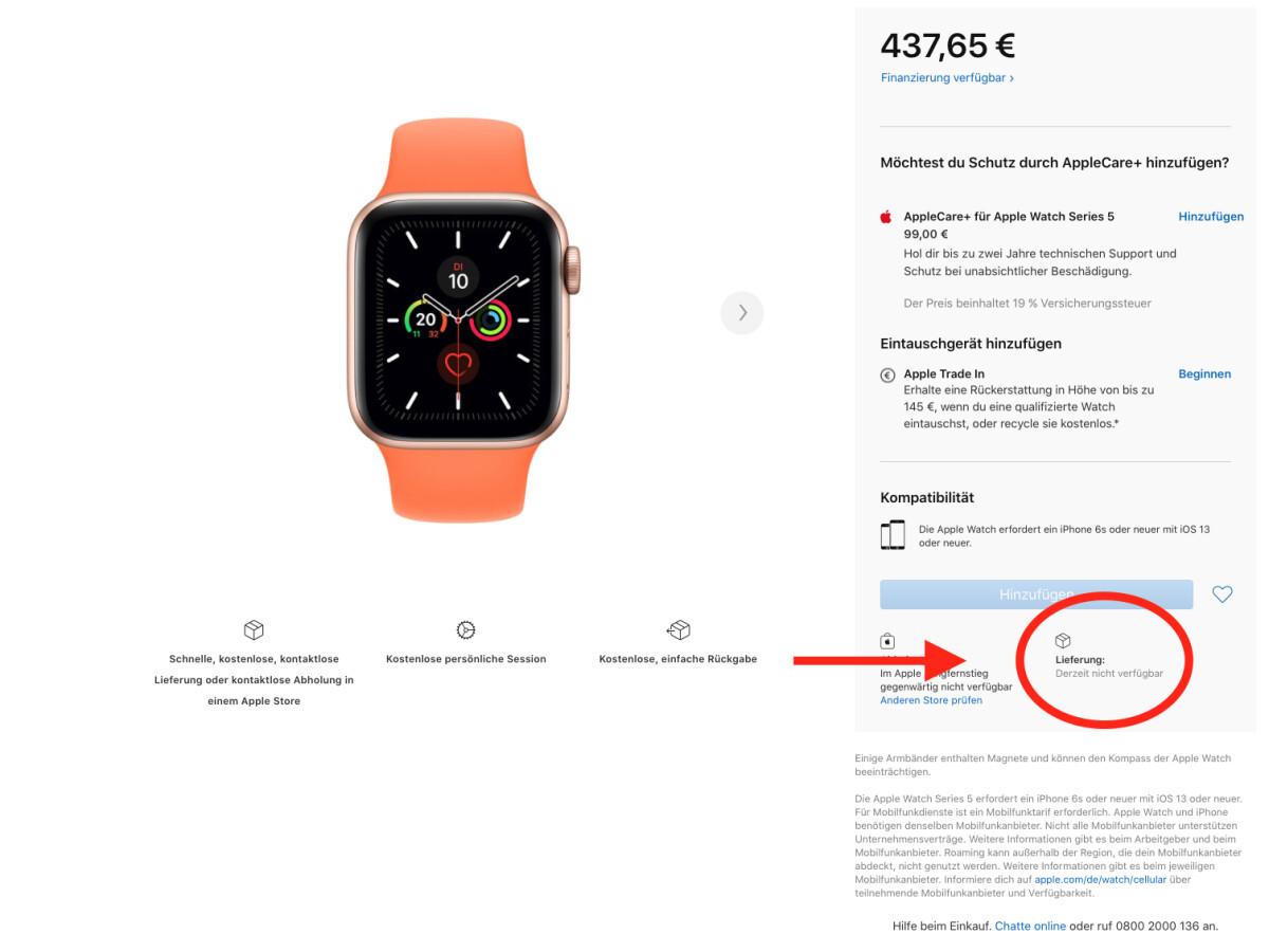 Apple Watch 6 kommt: Deutscher Apple Store liefert entscheidenen Hinweis