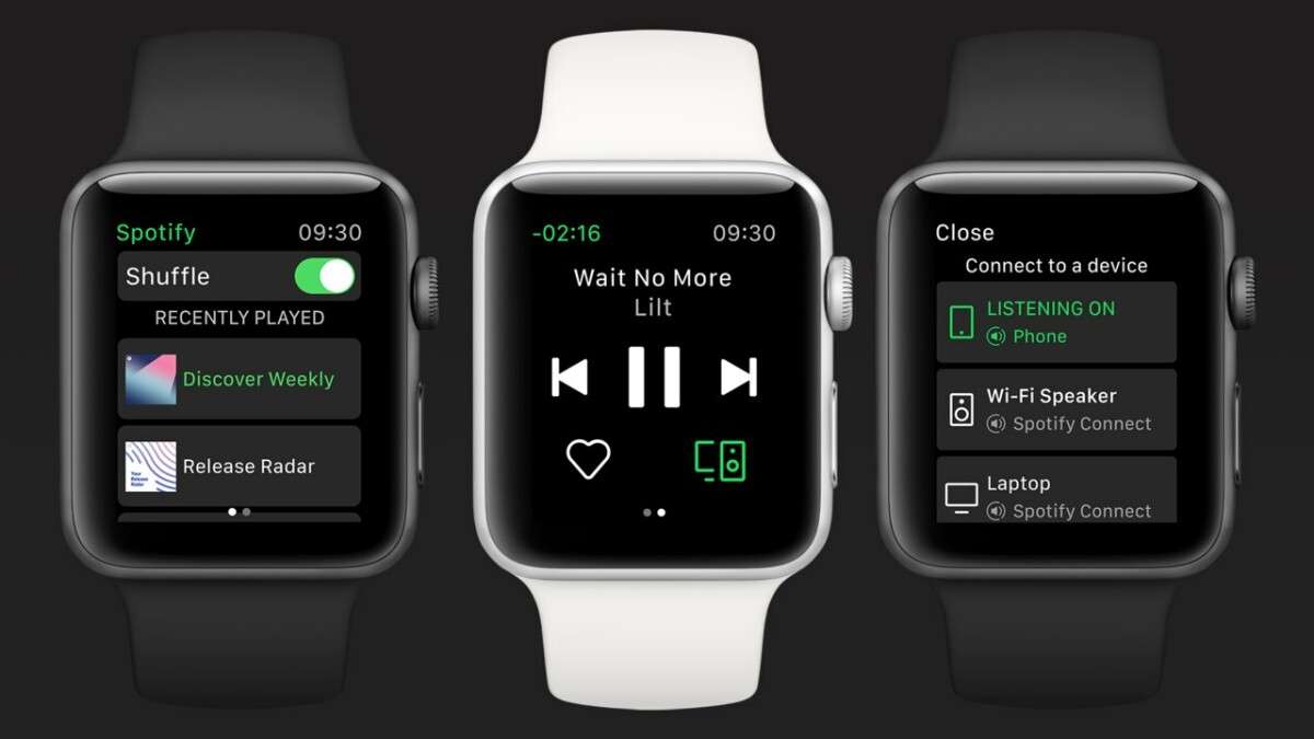 Apple Watch: Spotify-App ohne Offline-Modus erschienen