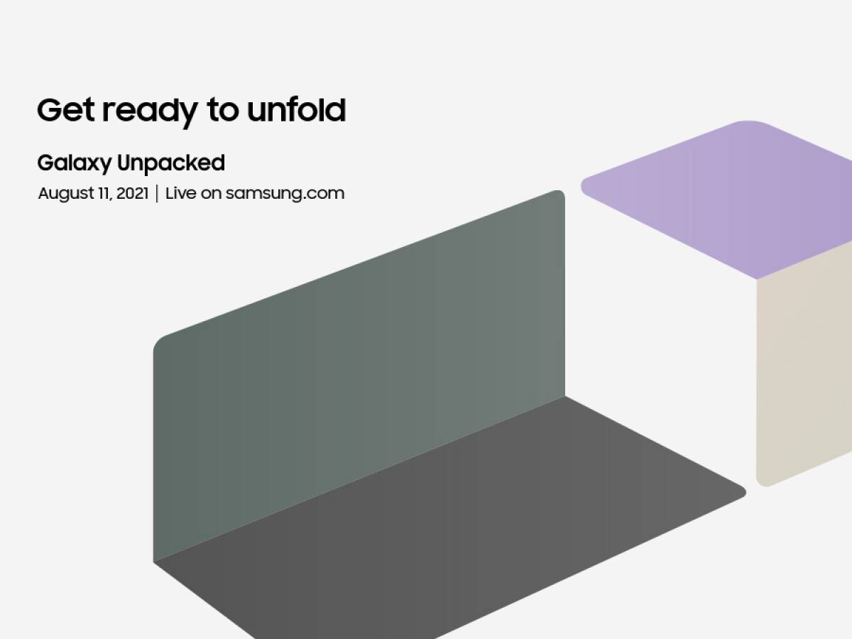 Aus 4 mach 2: Samsung lädt zum Unpacked-Event am 11. August