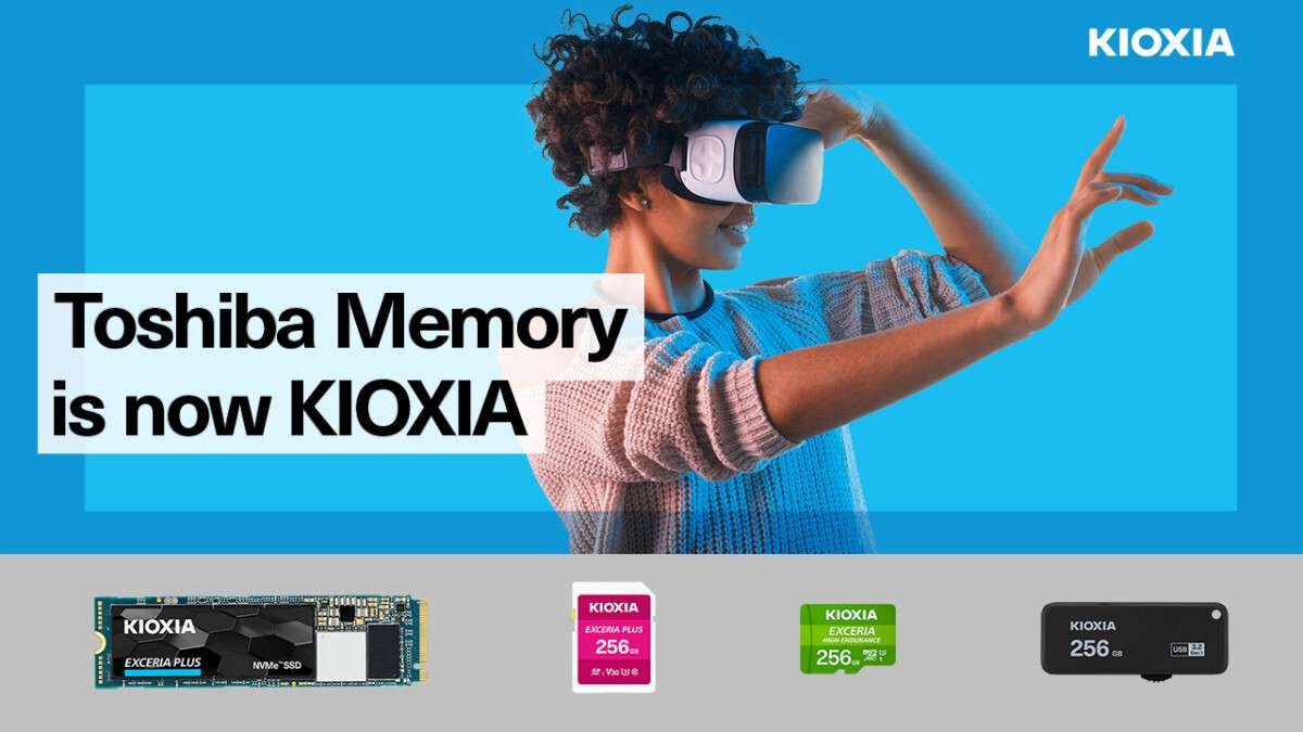 Aus Toshiba wird Kioxia: SSDs, Speicherkarten und USB-Sticks werden nun bunt