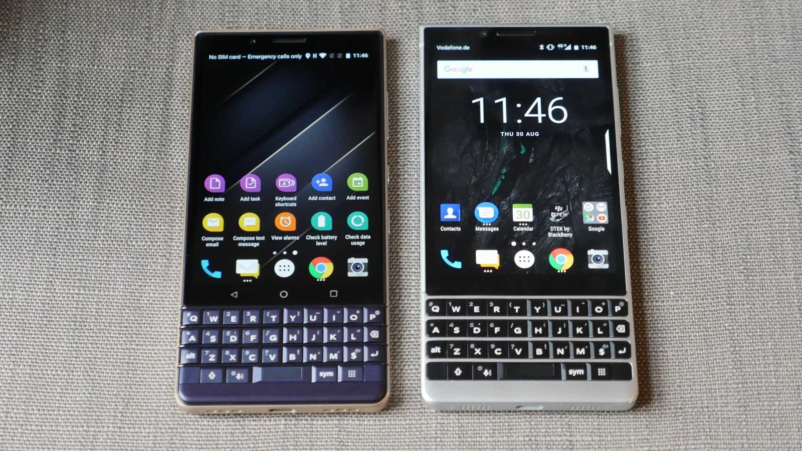 BlackBerry Key2 LE vs. BlackBerry Key2: Das sind die Unterschiede