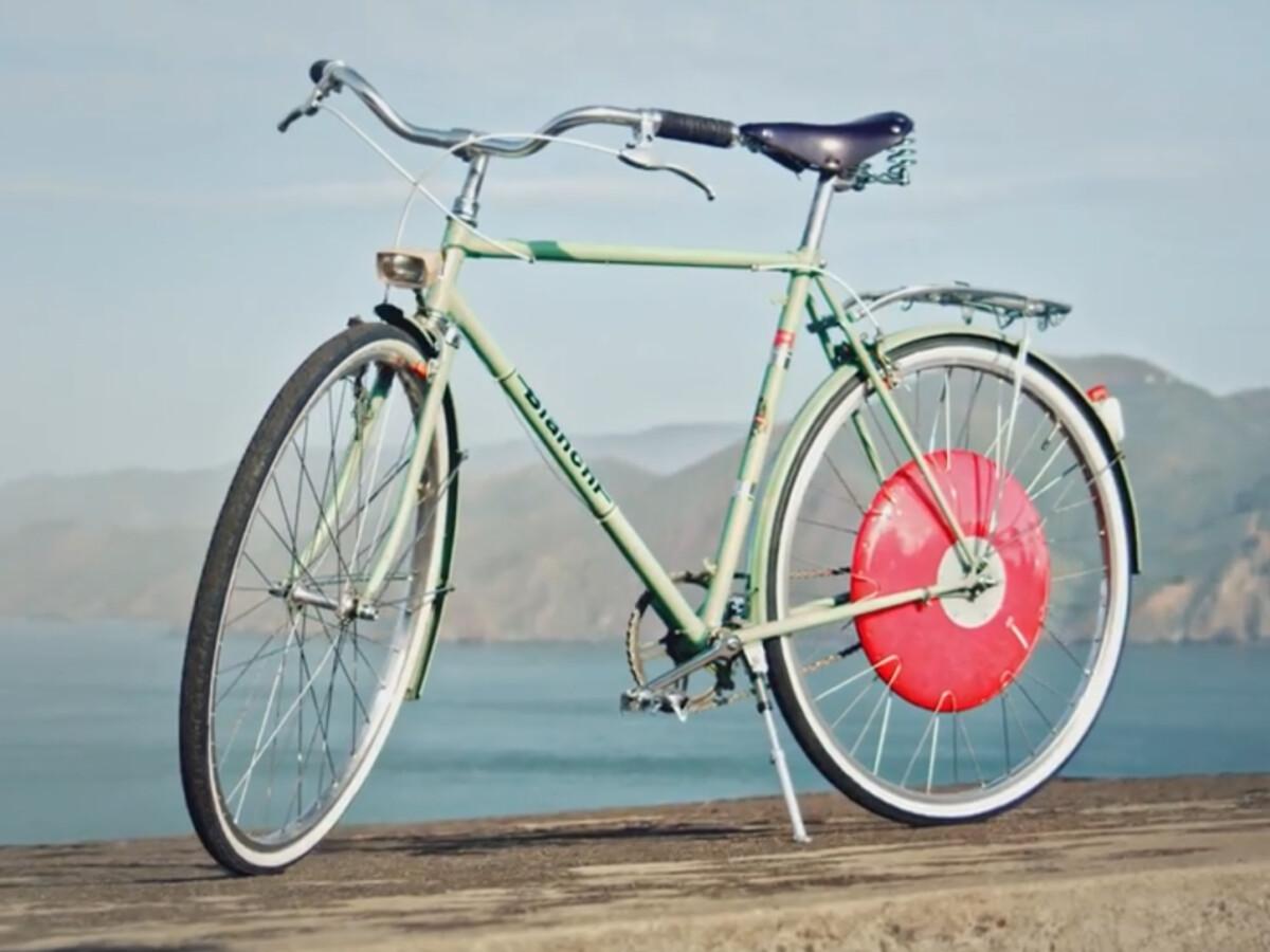 Copenhagen Wheel jetzt verfügbar: Vom Fahrrad zum E-Bike durch Radtausch